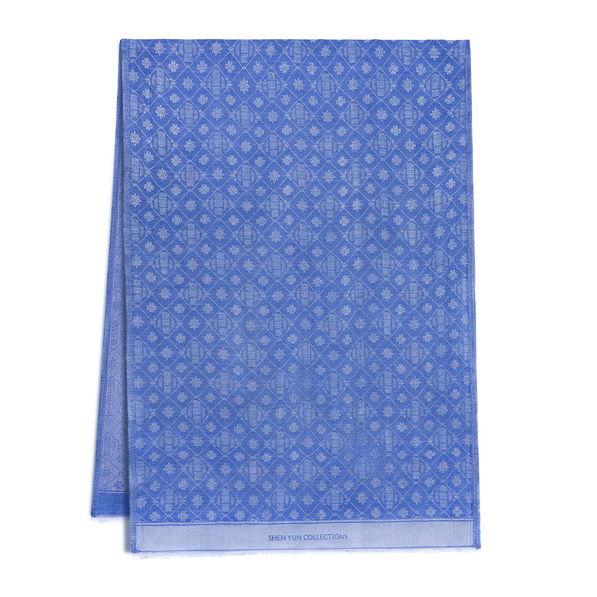 Zhen Shan Ren Long Scarf Royal Blue - Shen Yun Collections