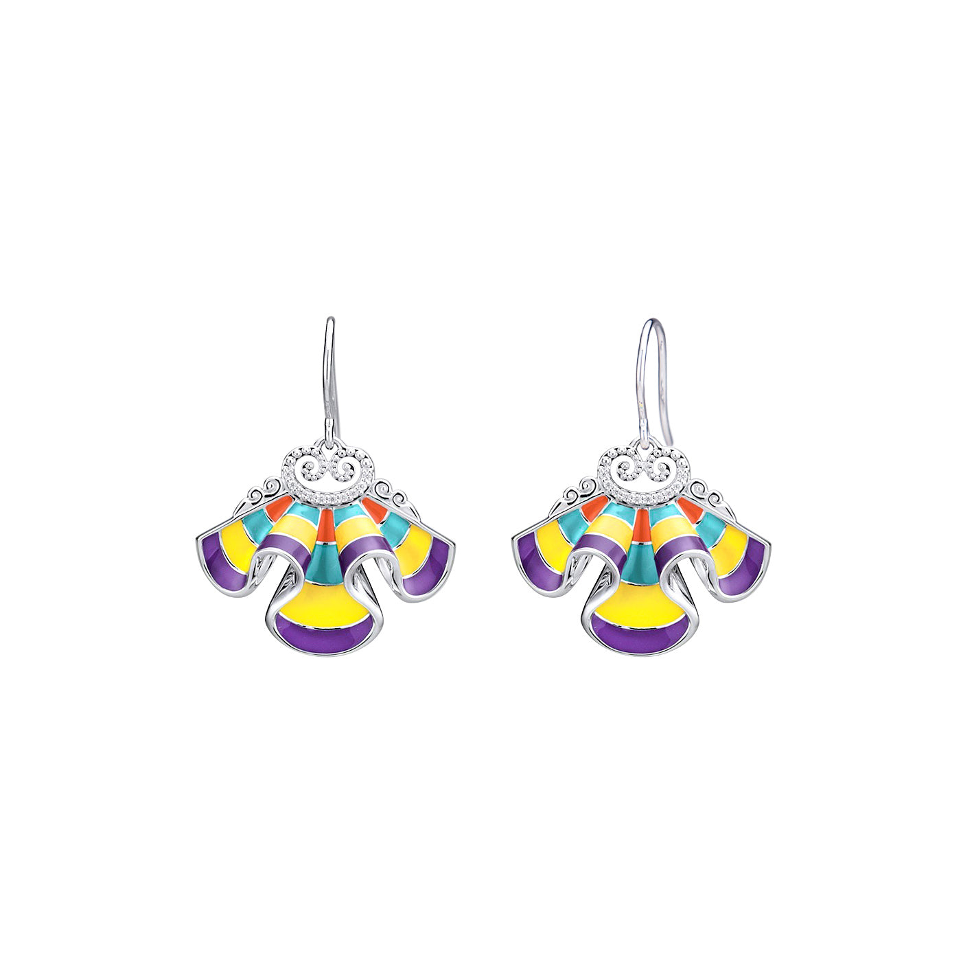 The Elegance of the Yi Earrings Yellow - Shen Yun Collections