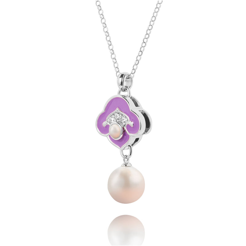 Heavenly Cloud Necklace Purple