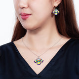 The Elegance of the Yi Necklace and Earrings Set Yellow - Shen Yun Collections