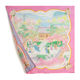 The Mulan Scarf Pink and Sky Blue Side View - Shen Yun Collections