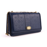 Zhen Shan Ren Shoulder Bag Navy Side - Shen Yun Collections