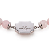 Flora Bliss Bracelet Pink Opal Back View - Shen Yun Collections