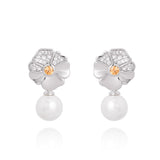 Flora Blessings Earrings Front - Shen Yun Collections