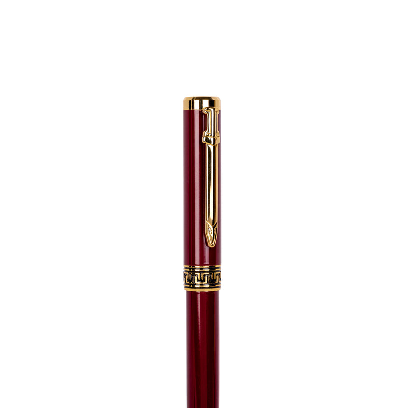 Scholar Pen Burgundy Right Side | Shen Yun Collections 