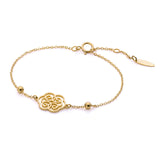 Ruyi Wondrous Blessings Bracelet 14K Yellow Gold - Shen Yun Collections