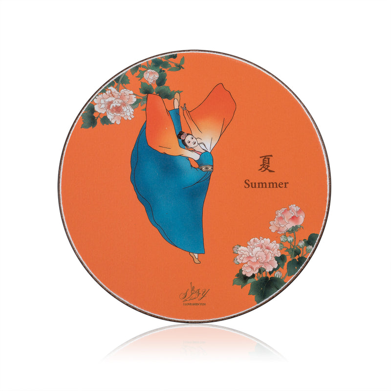 Seasonal Blossoms Coaster Summer - Shen Yun Collections