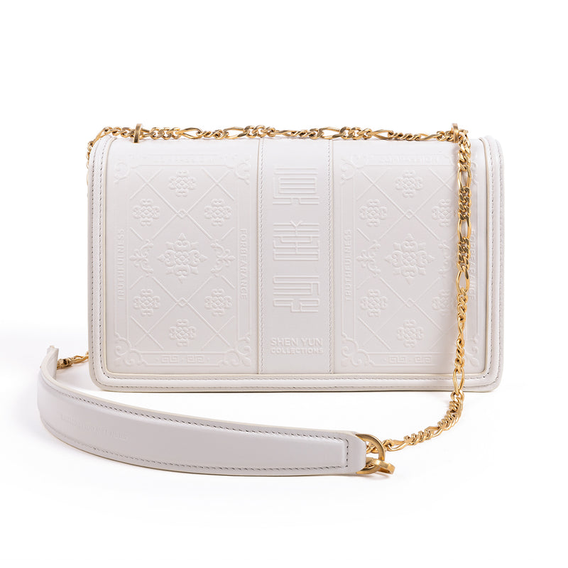 Zhen Shan Ren Shoulder Bag Off White Back - Shen Yun Collections