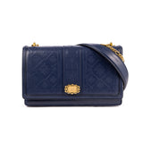 Zhen Shan Ren Shoulder Bag Navy Front - Shen Yun Collections