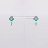 Heavenly Cloud Earrings Blue