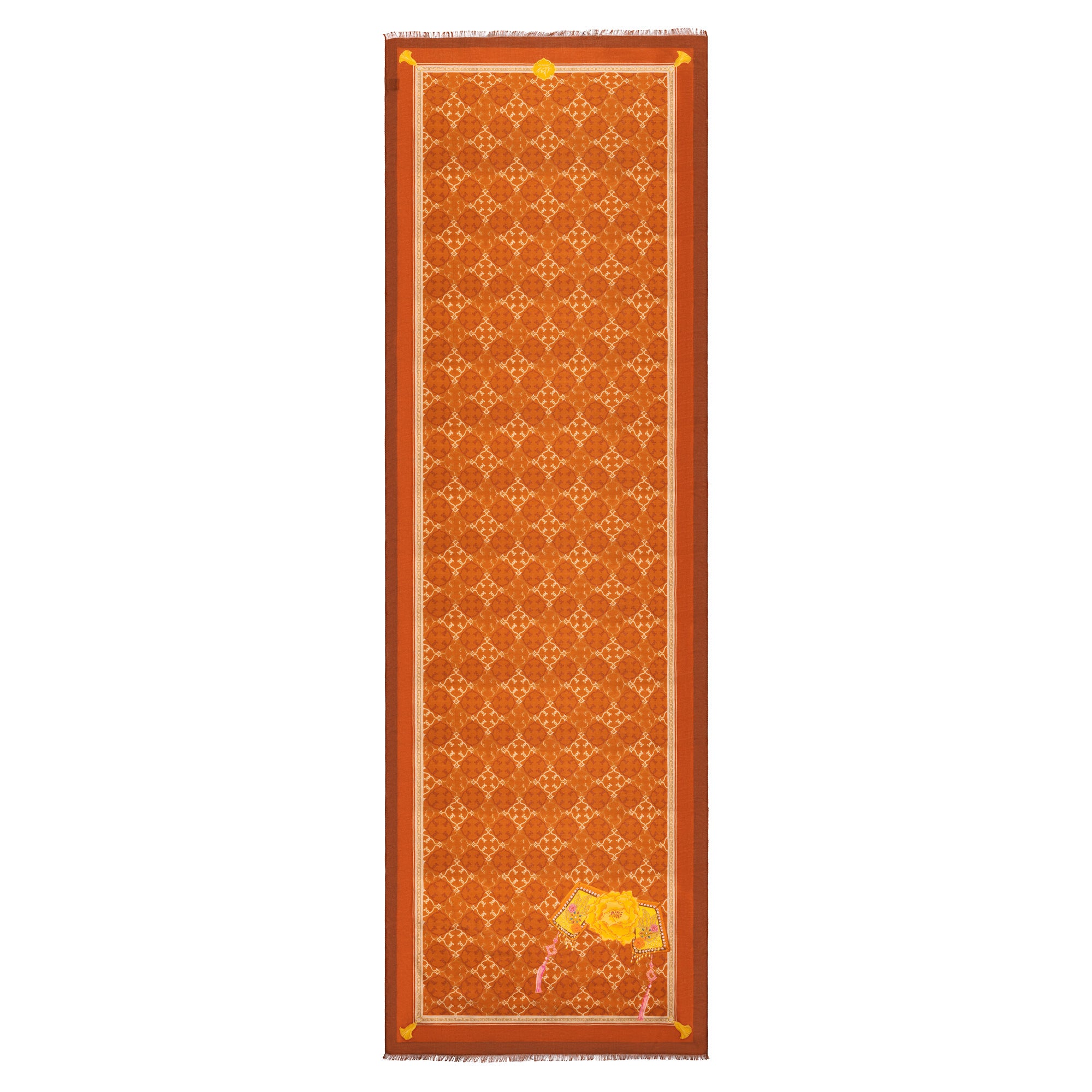 Manchurian Elegance Long Scarf Bronze Image 1 | Shen Yun Collections 