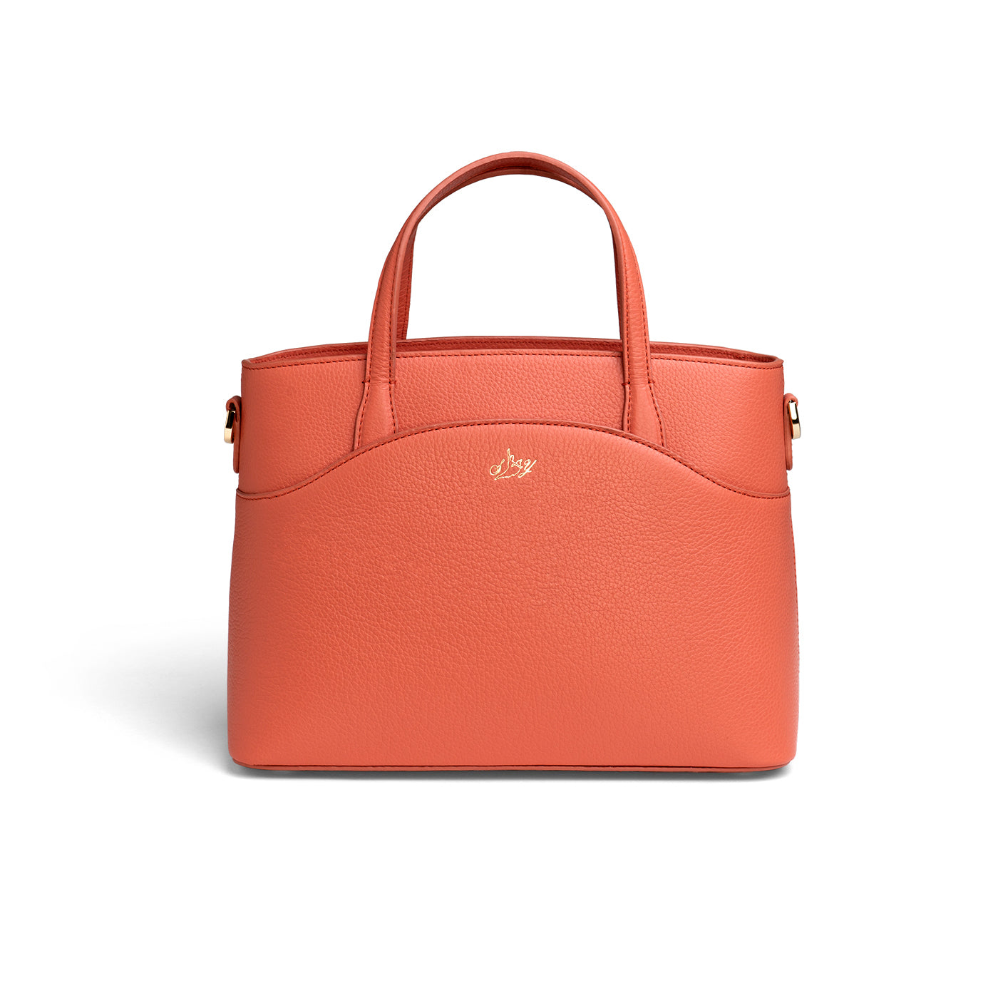 Tang Dynasty Grace Crossbody Bag Canyon Orange Front View | Shen Yun Collections 